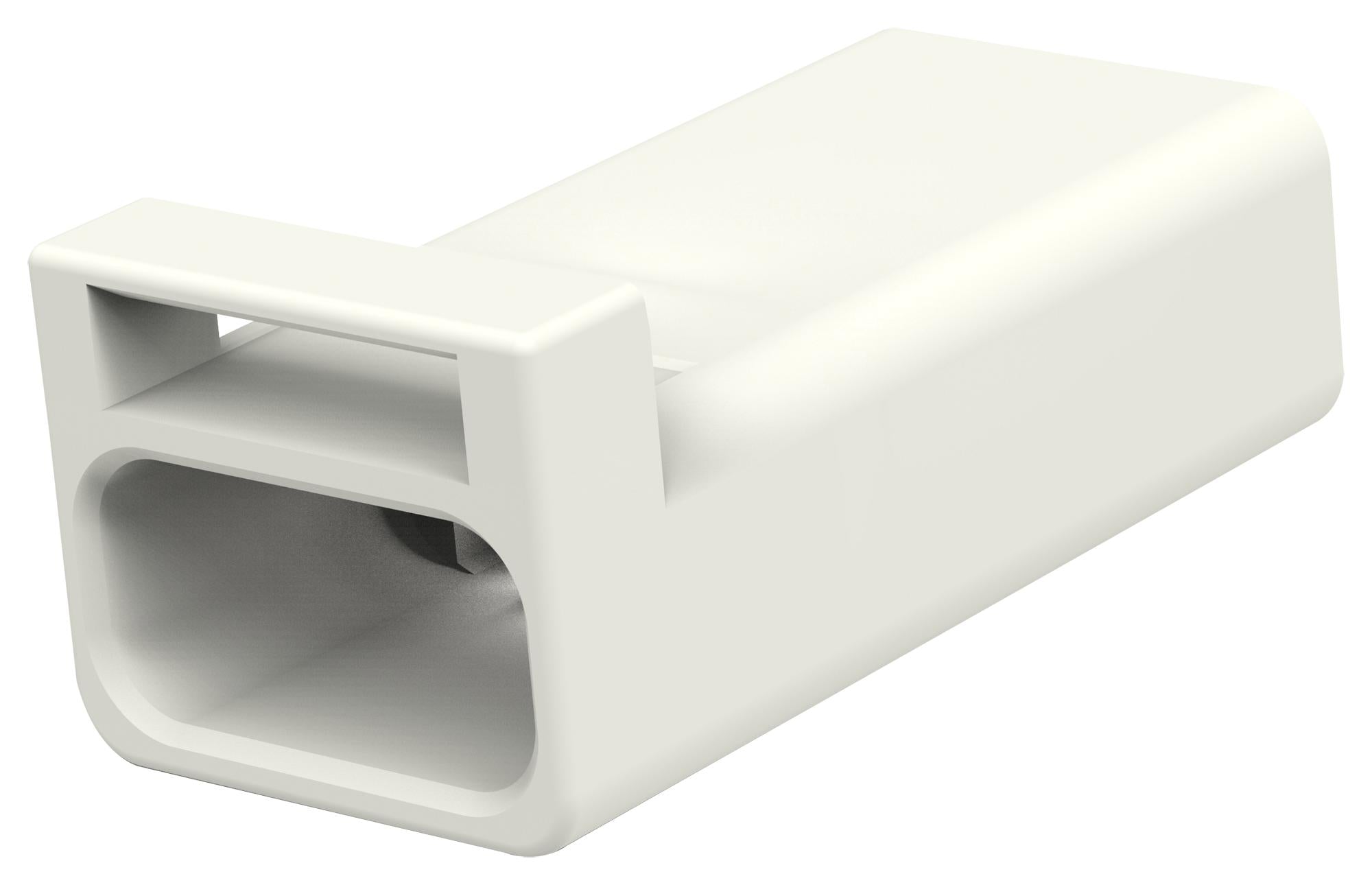 1-2834075-3 RECEPTACLE HOUSING, 3POS, PBT, WHITE TE CONNECTIVITY
