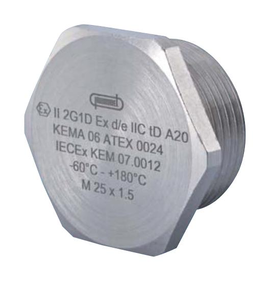 1.875.2000.50 BLANKING PLUG, BRASS, M20X1.5 HUMMEL