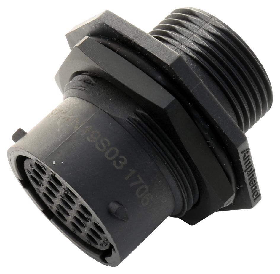 RTS714N19S03 CIRCULAR CONN, RCPT, 19POS, JAM NUT AMPHENOL SINE/TUCHEL