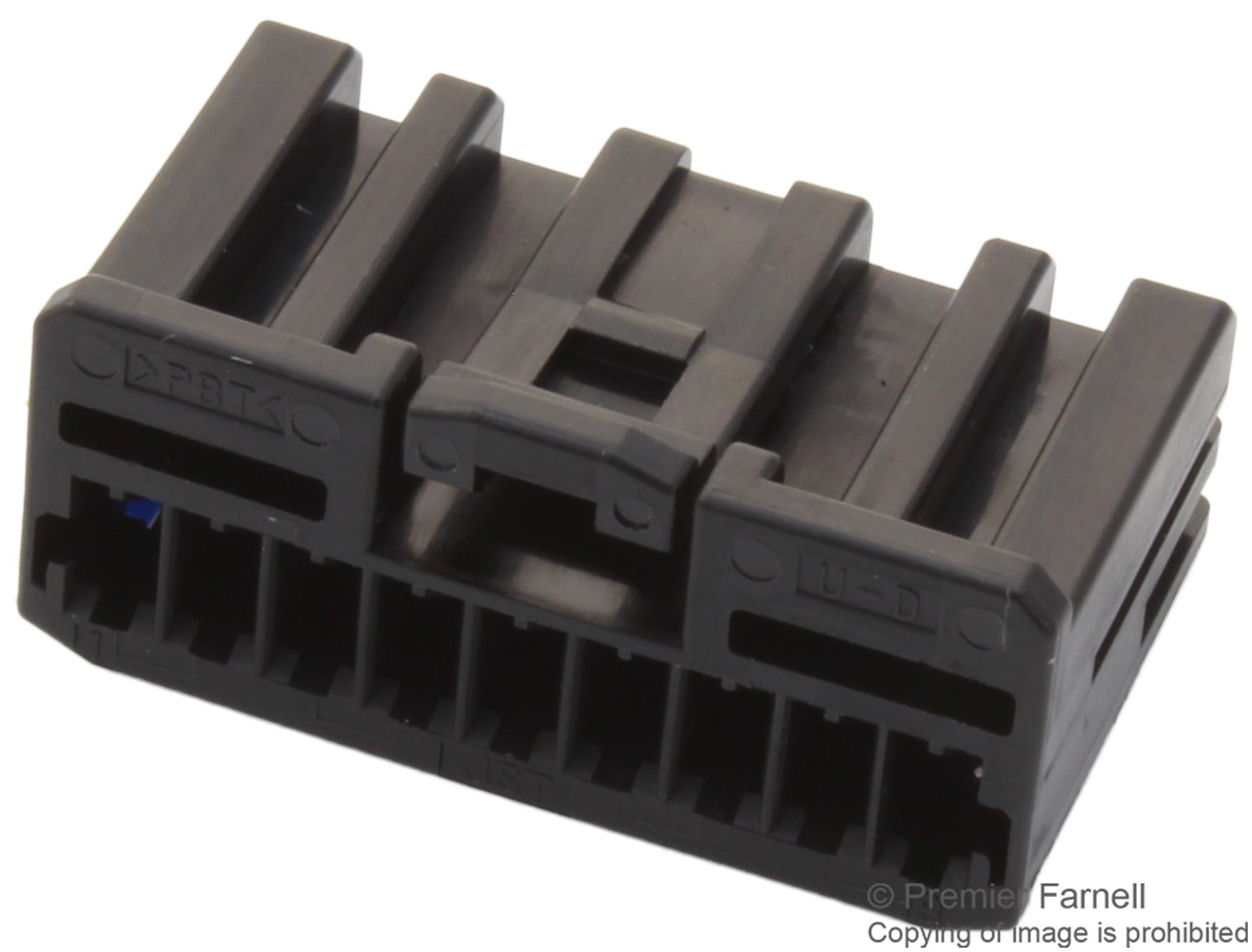 HCHFB-09-KE CONN, HOUSING, RCPT, 9POS, 2.54MM JST (JAPAN SOLDERLESS TERMINALS)