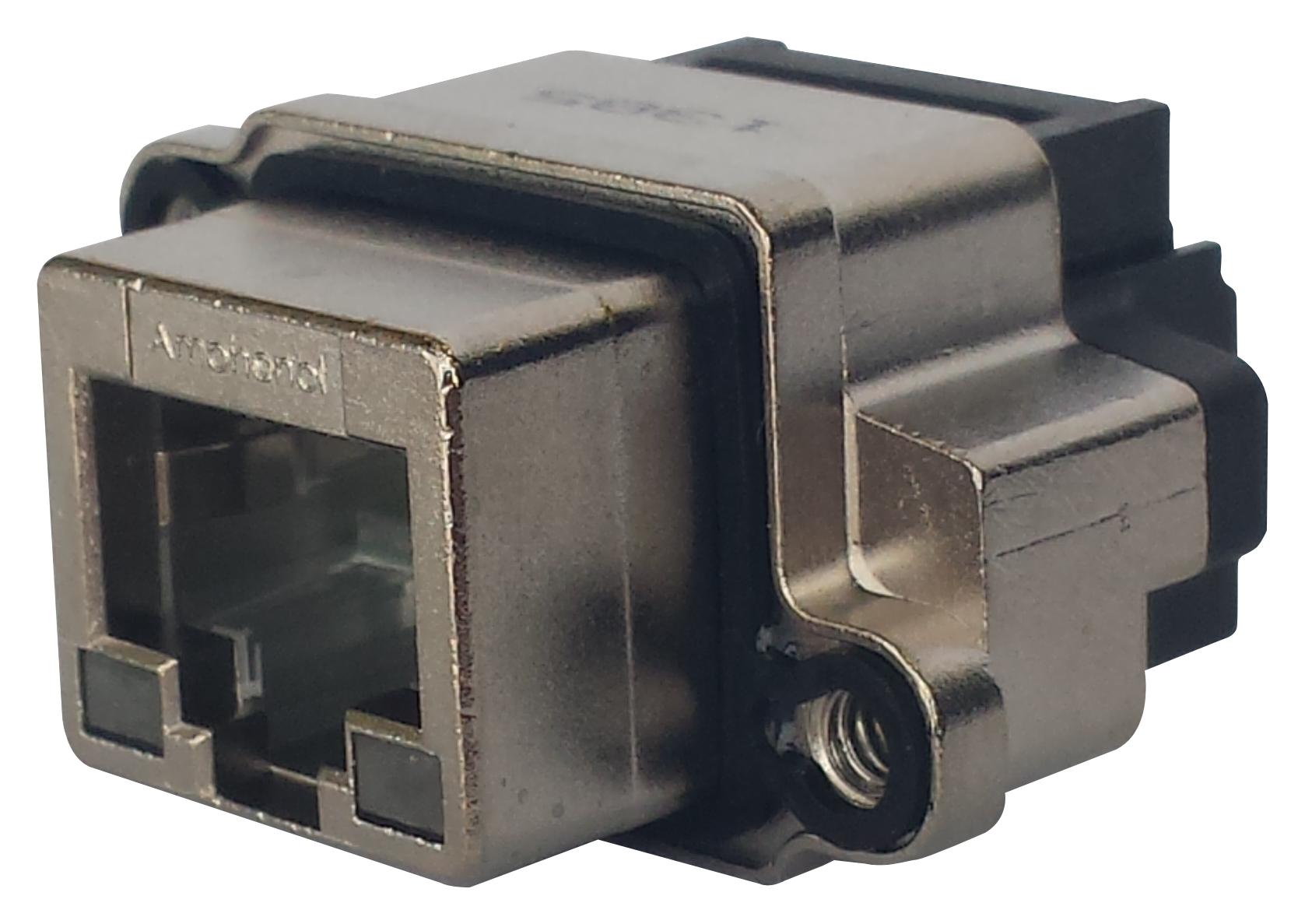 MRJR538101 SEALED ETHERNET, RJ45, JACK, 8POS, PANEL AMPHENOL ICC