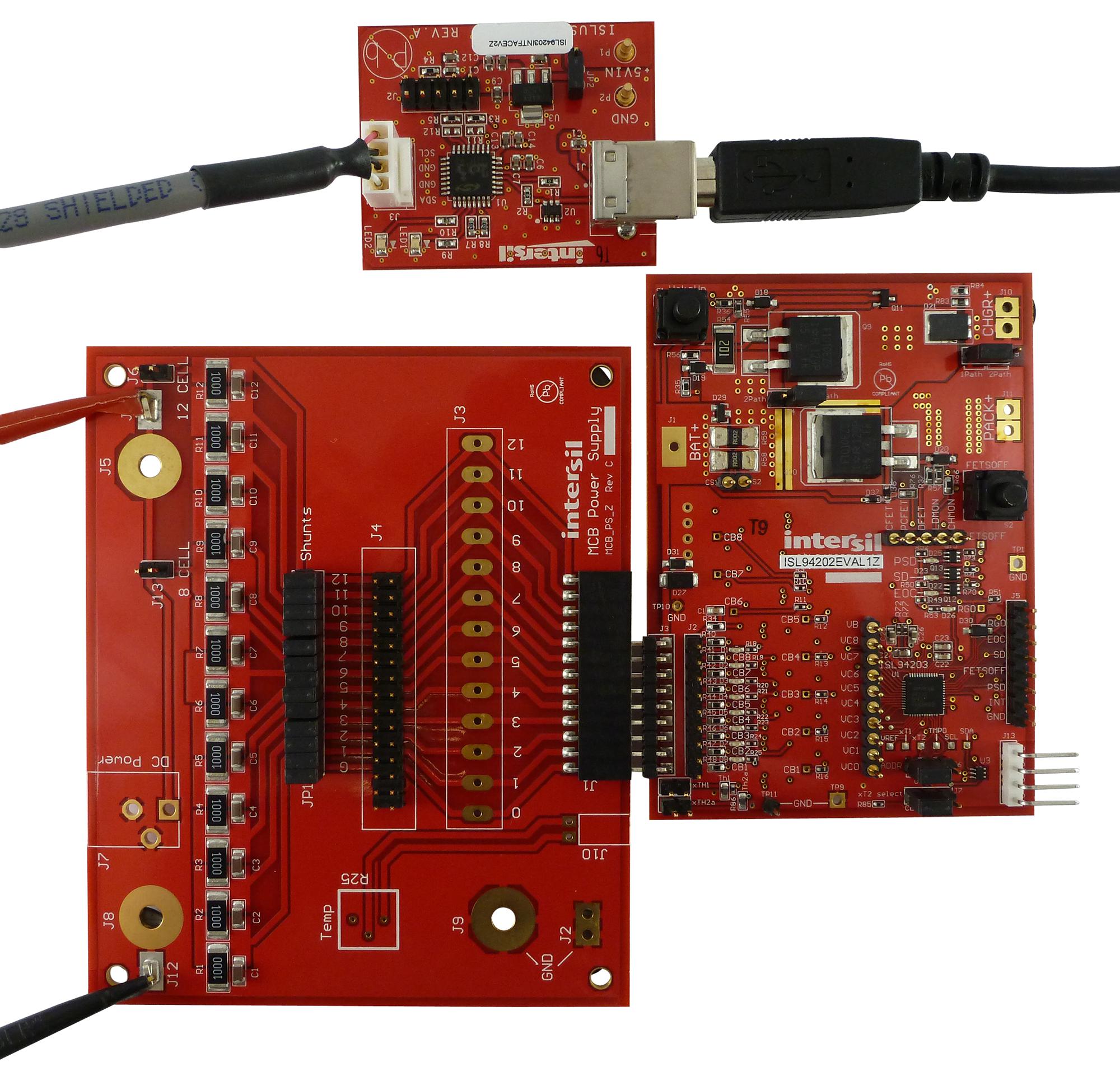 ISL94202EVKIT1Z EVAL BOARD, BATTERY MONITOR RENESAS