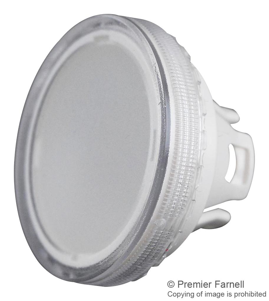 84-7111.700 ROUND LENS W/ BEZEL, CLEAR, PLASTIC EAO