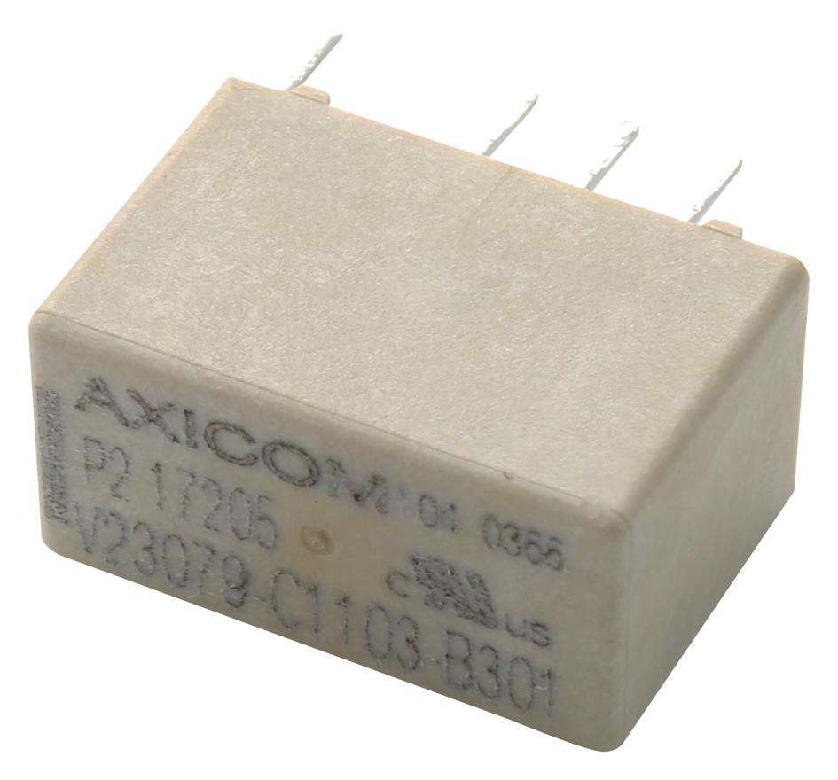 IM02NS SIGNAL RELAY, DPDT, 2A, 250VAC, TH AXICOM - TE CONNECTIVITY