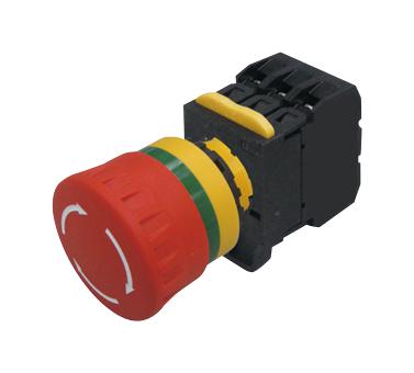 MCA20B-V4E12R E-STOP SW, DPST/SPST, 120V, SCREW MULTICOMP PRO