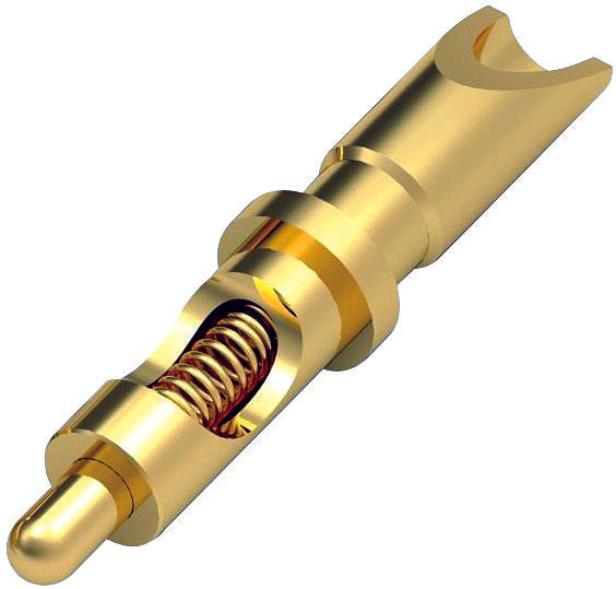 0854-0-15-20-82-14-11-0 SPRING LOADED PIN, 9A, 15.21MM MILL MAX