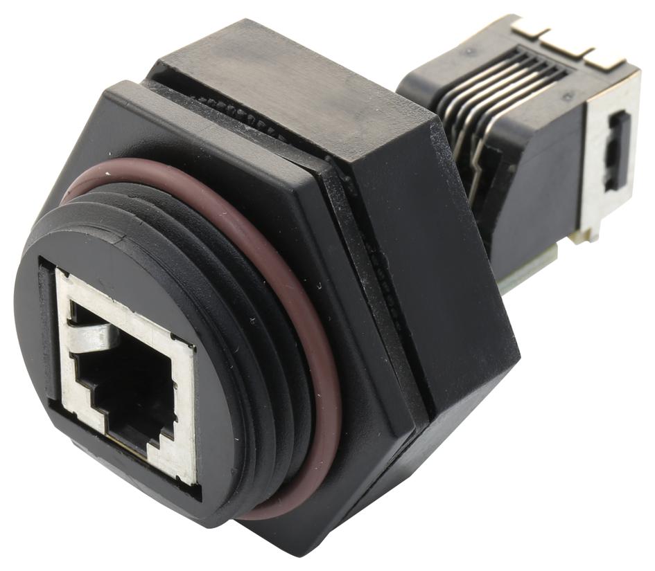 1-1546415-1 ETHERNET ADAPTER, RJ11 JACK, 6POS, CAT5E TE CONNECTIVITY