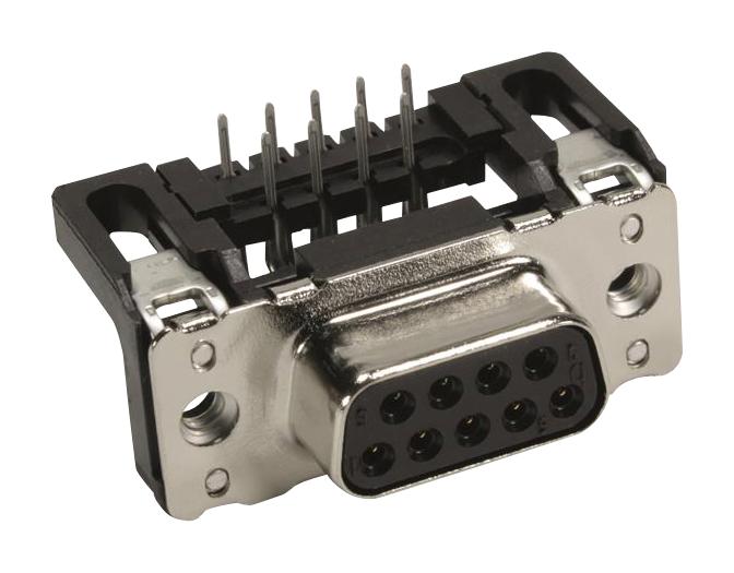 09661126601 D-SUB CONN, RCPT, 9POS, TH HARTING