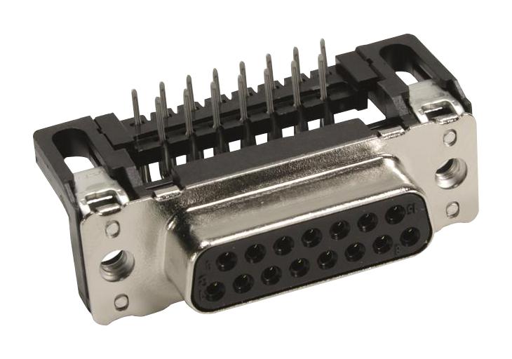 09662127601 D-SUB CONN, RCPT, 15POS, TH HARTING