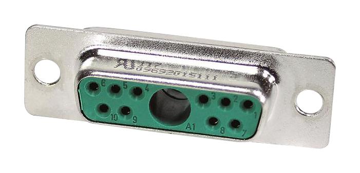 09692017111 COMBO D-SUB RCPT HOUSING, DA-11W1, STEEL HARTING