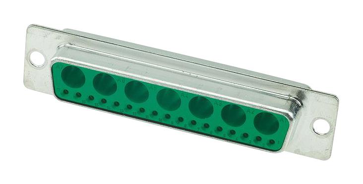 09695017247 COMBO D-SUB RCPT HOUSING, DD-24W7, STEEL HARTING