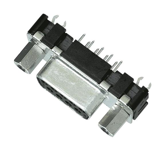 09661556513 D-SUB CONN, RCPT, 9POS, TH HARTING