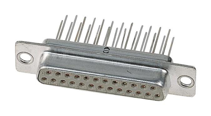 09670504754 D-SUB CONN, RCPT, 50POS, TH HARTING