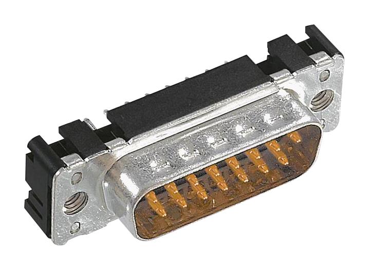 09652696711 D-SUB CONN, PLUG, 15POS, TH HARTING