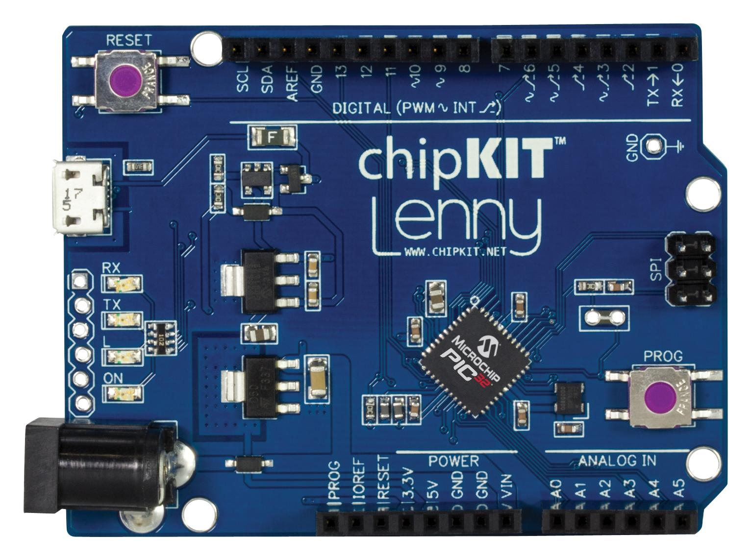 TCHIP005 DEV BOARD, 32BIT MICROCONTROLLER MICROCHIP