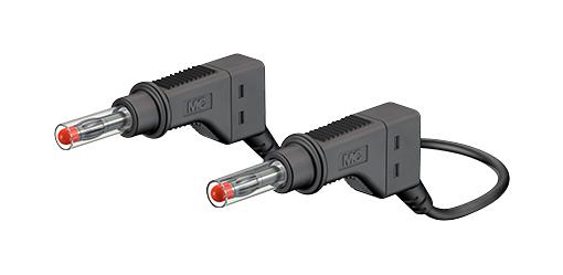 66.9408-100-21 SIL TEST LEAD, BLACK, 1M, 600V, 32A STAUBLI
