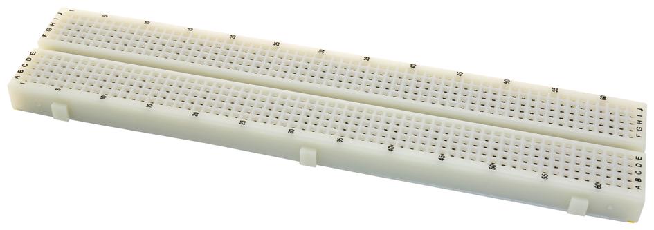 MCBB630 BREAD BOARD, ABS, 165.1MM X 37MM X 8.3MM MULTICOMP