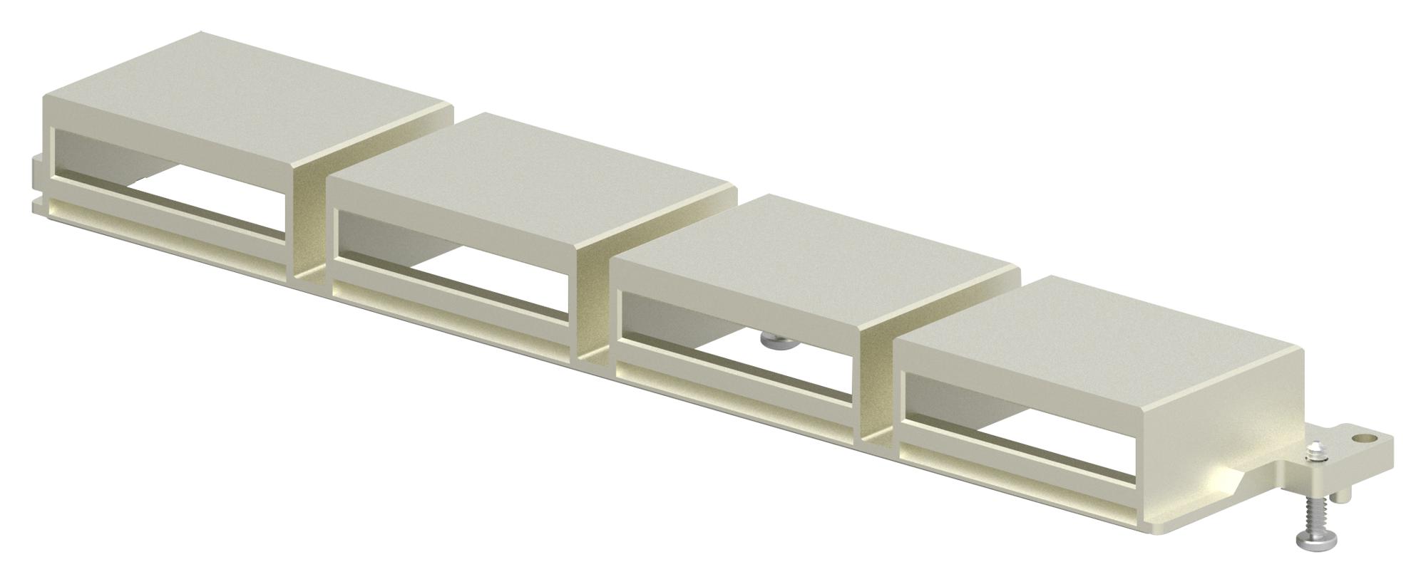 2304456-1 COVER W/ SCREW, CFP4 1X4 I/O CONNECTOR TE CONNECTIVITY
