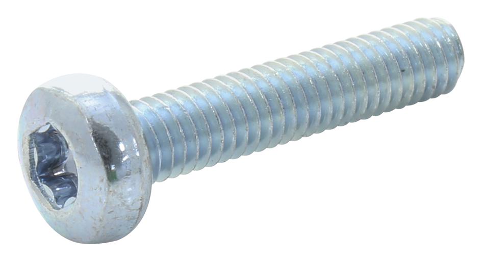 M2.520PRSTMCZ100- PAN HEAD POZIDRIV SCREW, STEEL, M2.5 TR FASTENINGS