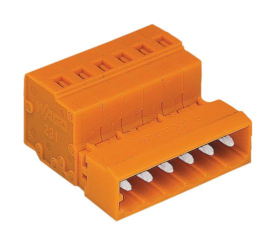 231-636 TERMINAL BLOCK, PLUGGABLE, 6POS, 12AWG WAGO