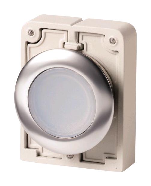 M30C-FDRL-W SWITCH ACTUATOR, 30MM ILLUM PB, WHITE EATON MOELLER