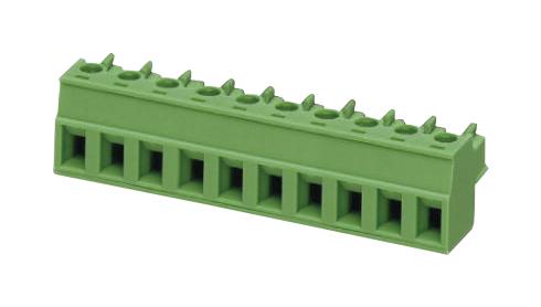 MC 1,5/ 3-ST-5,08 TERMINAL BLOCK, PLUGGABLE, 3POS, 16AWG PHOENIX CONTACT