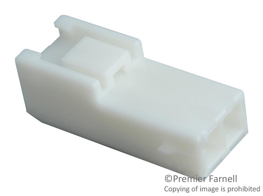 179463-1 RCPT HOUSING, 2POS, NYLON, NATURAL AMP - TE CONNECTIVITY