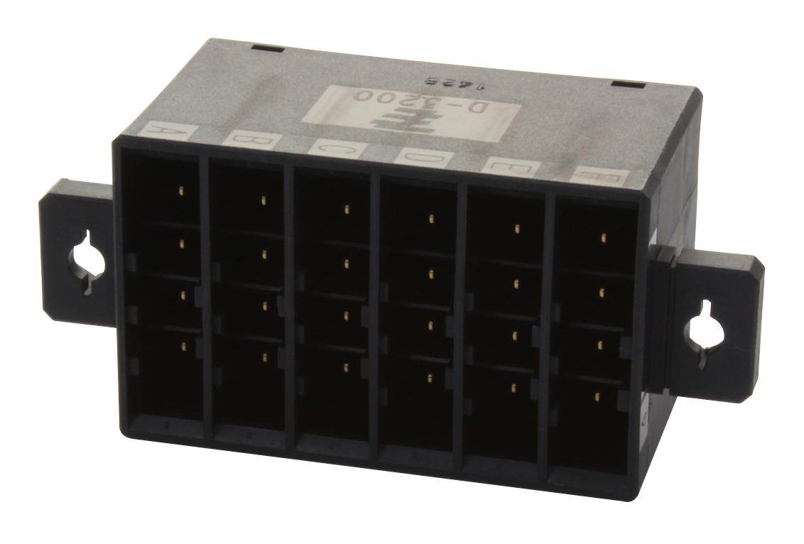1827691-2 CONNECTOR, PLUG, 24POS, 6ROW, 5.08MM TE CONNECTIVITY