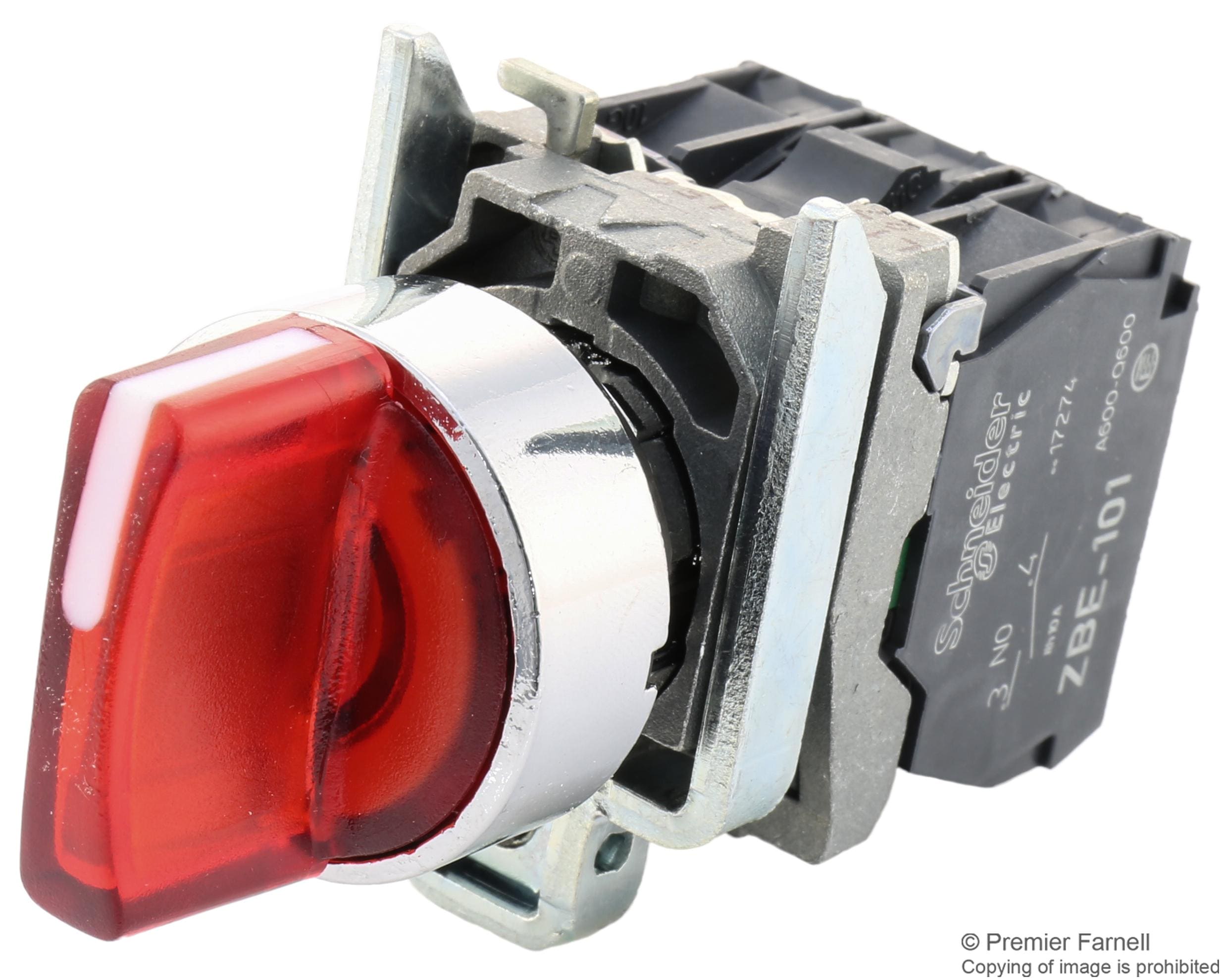XB4BK125M5 SELECTOR SWITCH, 2-POLE, 6A, 120VAC SCHNEIDER ELECTRIC