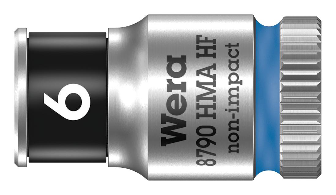 8790 6.0 HEX SOCKET, AF 6MM, 6.35MM DRIVE WERA