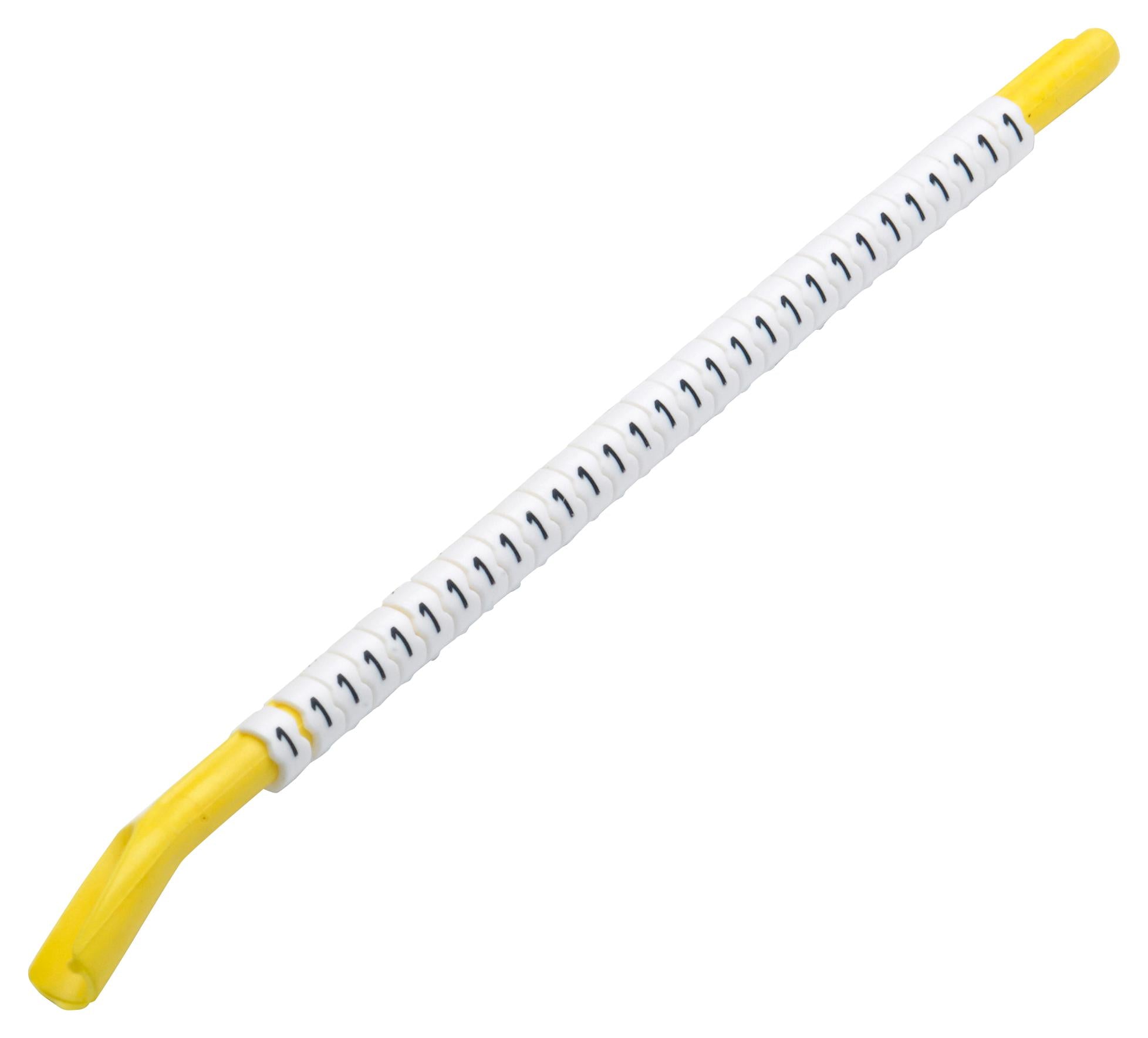 STD24W-6 CABLE MARKER, POM, 19MM DIA, WHITE RAYCHEM - TE CONNECTIVITY