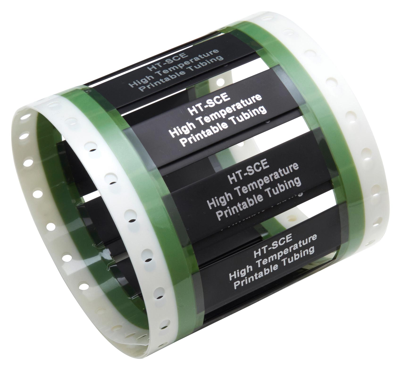 HT-SCE-1/4-2.0-0 HEAT SHRINK MARKER, 6.35MM, BLACK RAYCHEM - TE CONNECTIVITY