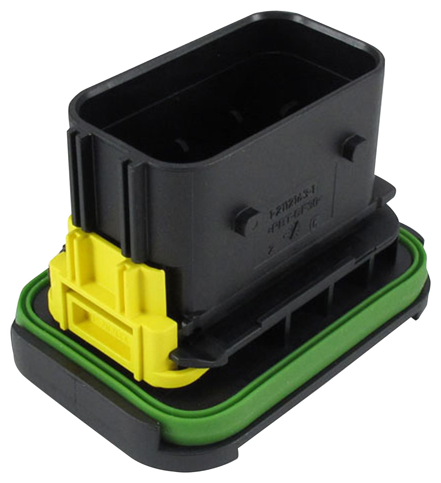 1-2112162-1 PLUG HOUSING, 21POS, GF PBT, BLACK TE CONNECTIVITY