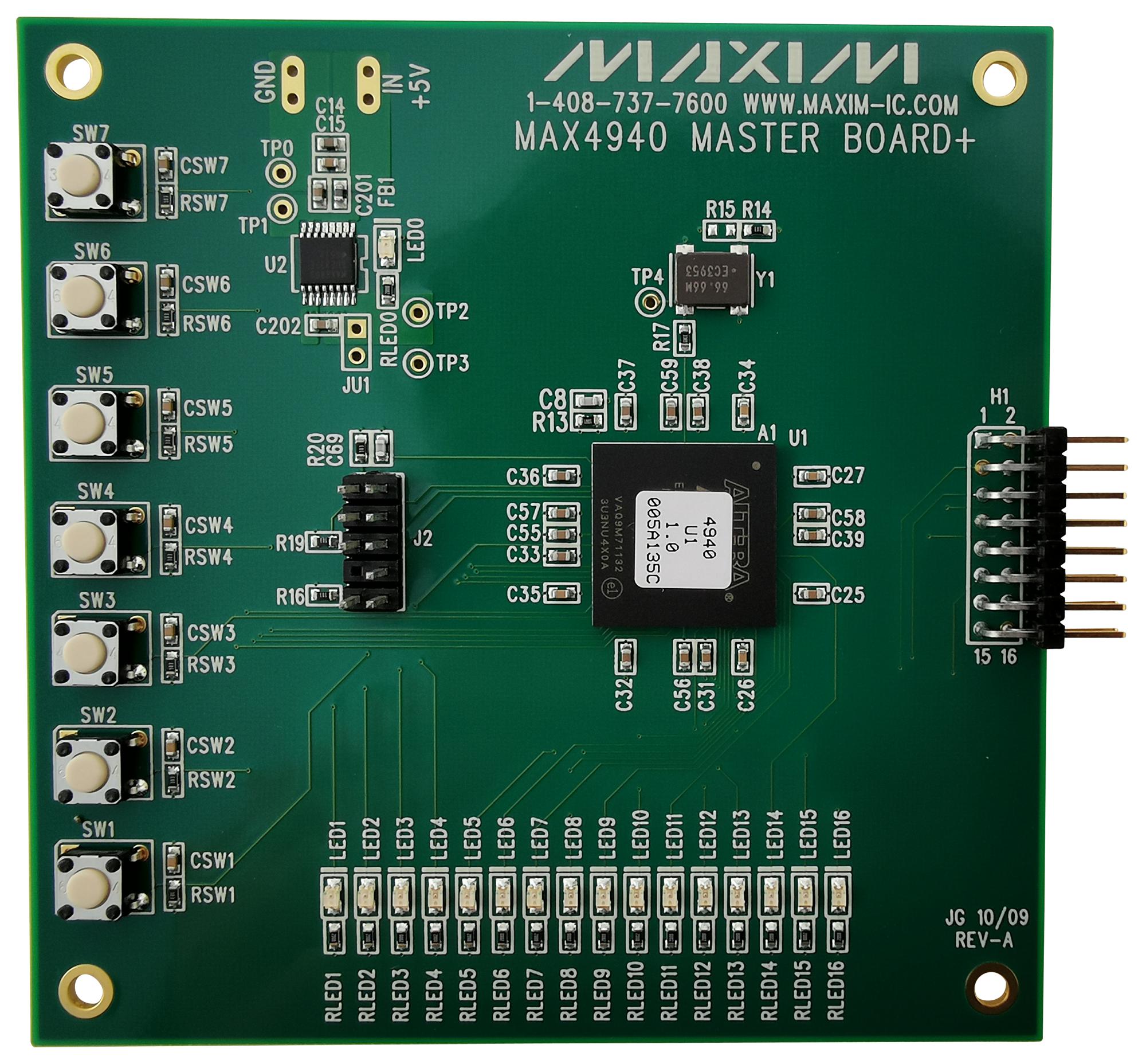 MAX4940MB+ MASTER BOARD, DIGITAL PULSE DRIVER MAXIM INTEGRATED / ANALOG DEVICES
