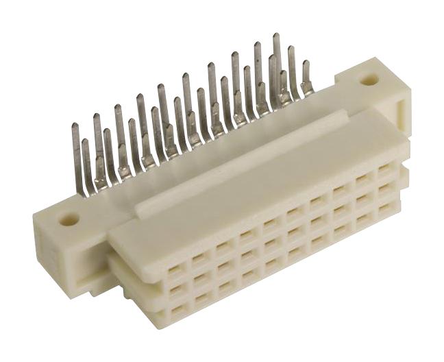 09292306801 CONNECTOR, DIN 41612, RCPT, 30P, 3ROW HARTING
