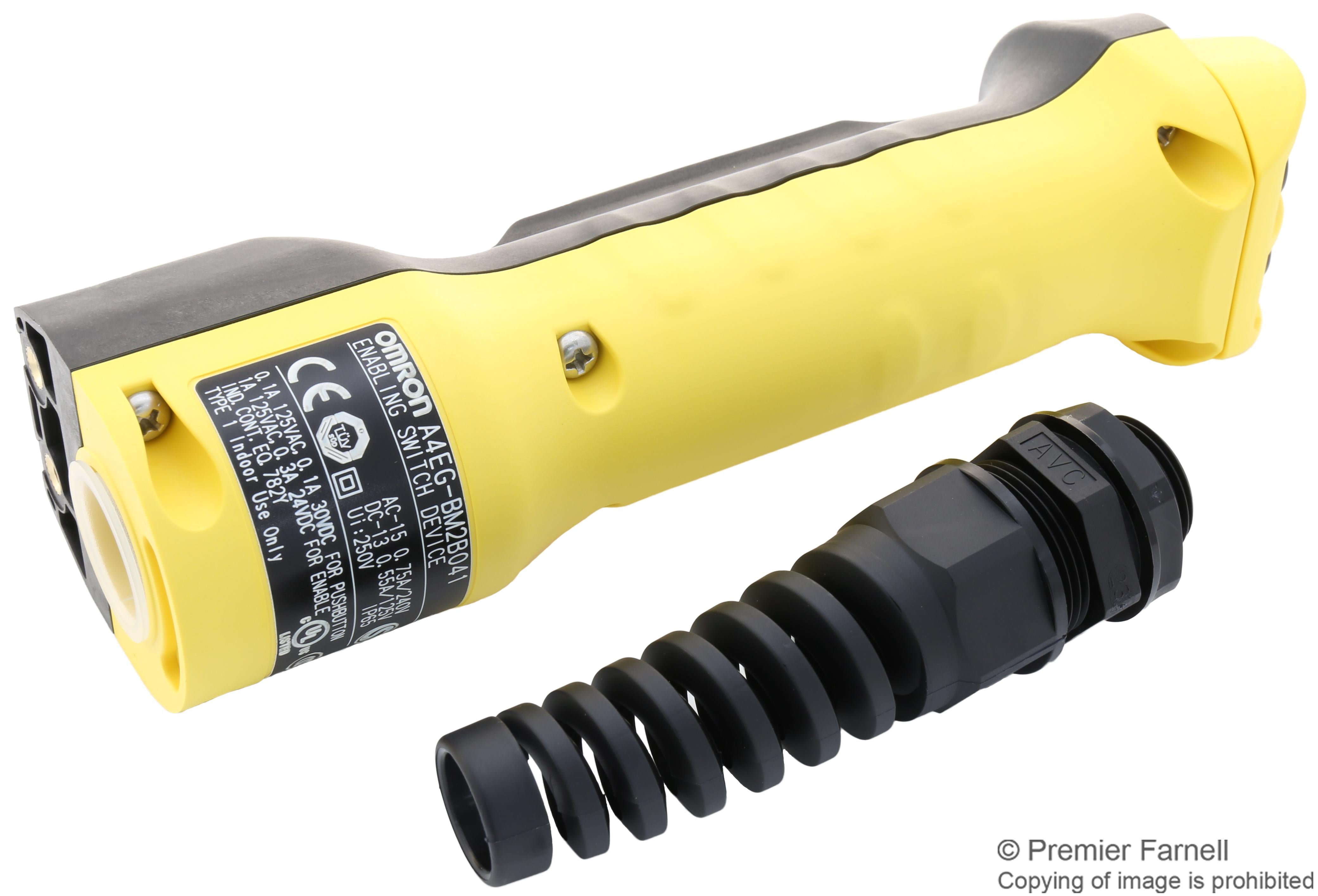 A4EGBM2B041 SAFETY INTERLOCK SW, DPST, 0.1A, 125VAC OMRON