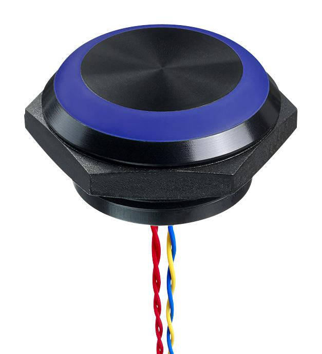PBAM4AF0002D0B PIEZO VANDAL RESIST SW, SPST, 24V, 1A APEM
