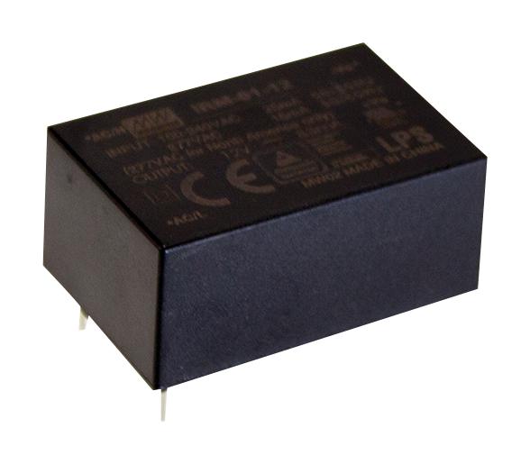 IRM-01-3.3 POWER SUPPLY, AC-DC, 3.3V, 0.3A MEAN WELL