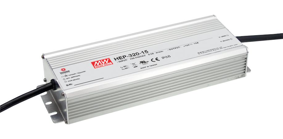 HEP-320-24A POWER SUPPLY, AC-DC, 24V, 13.34A MEAN WELL