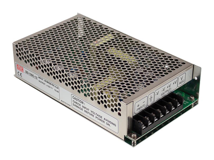 SD-150D-12 DC-DC CONVERTER, 12V, 12.5A MEAN WELL