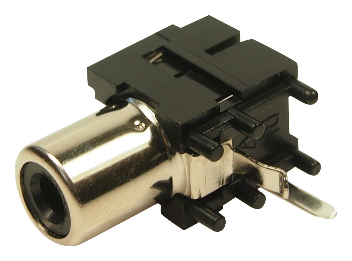 FC68371 RCA CONNECTOR, JACK, 1POS, 8.3MM, BLACK CLIFF ELECTRONIC COMPONENTS