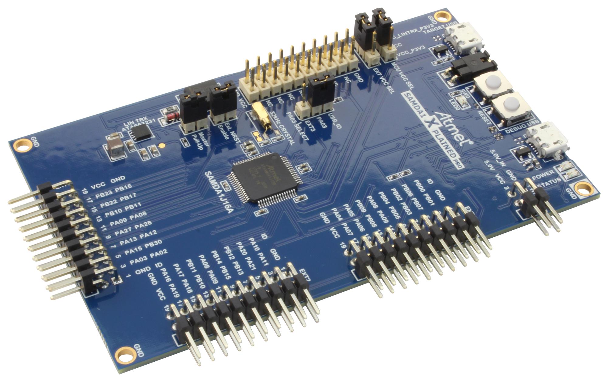 ATSAMDA1-XPRO EVAL BOARD, XPLAINED PRO, CORTEX-M0+ MICROCHIP
