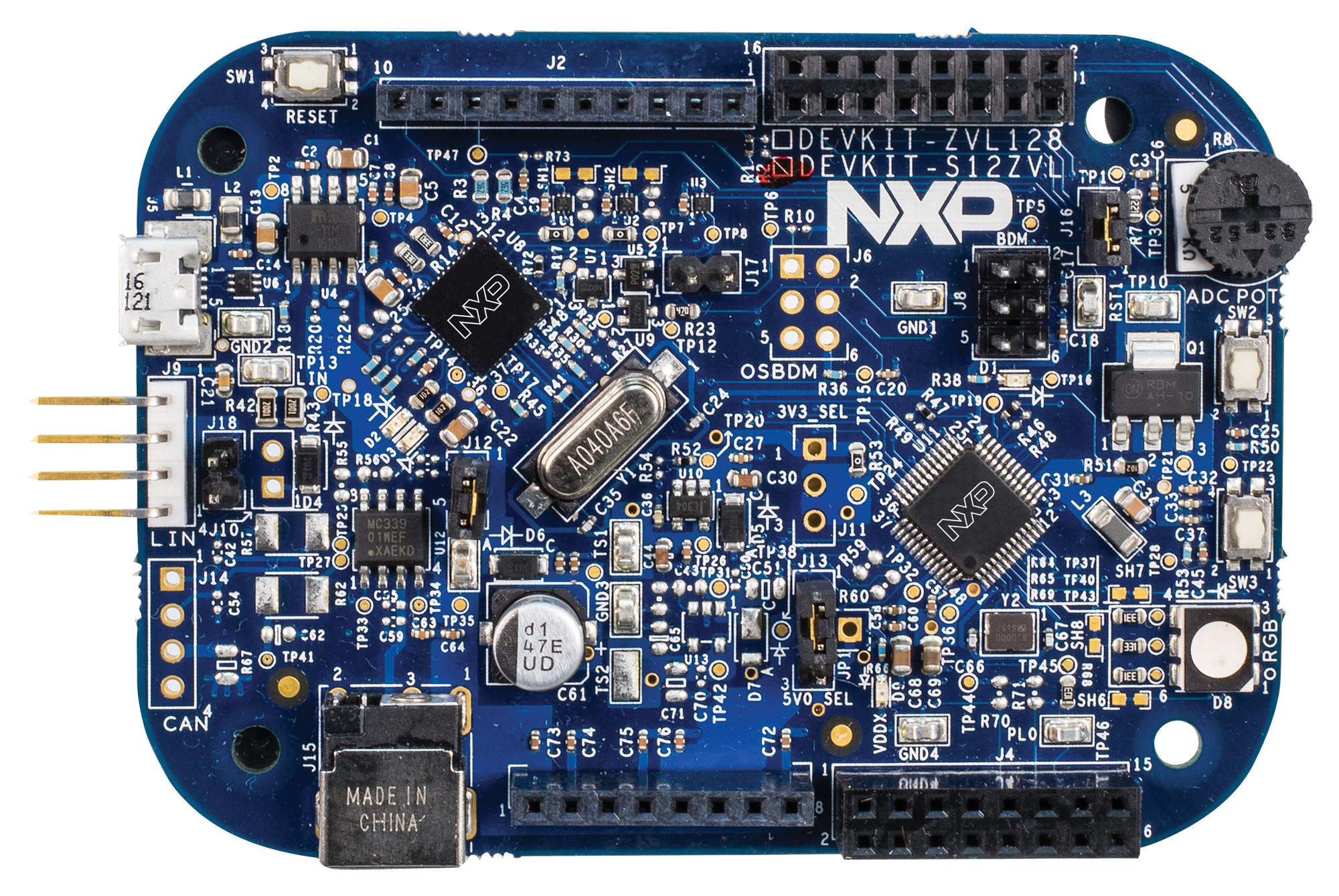 DEVKIT-S12ZVL DEVELOPMENT BOARD, 16BIT, S12ZVL NXP