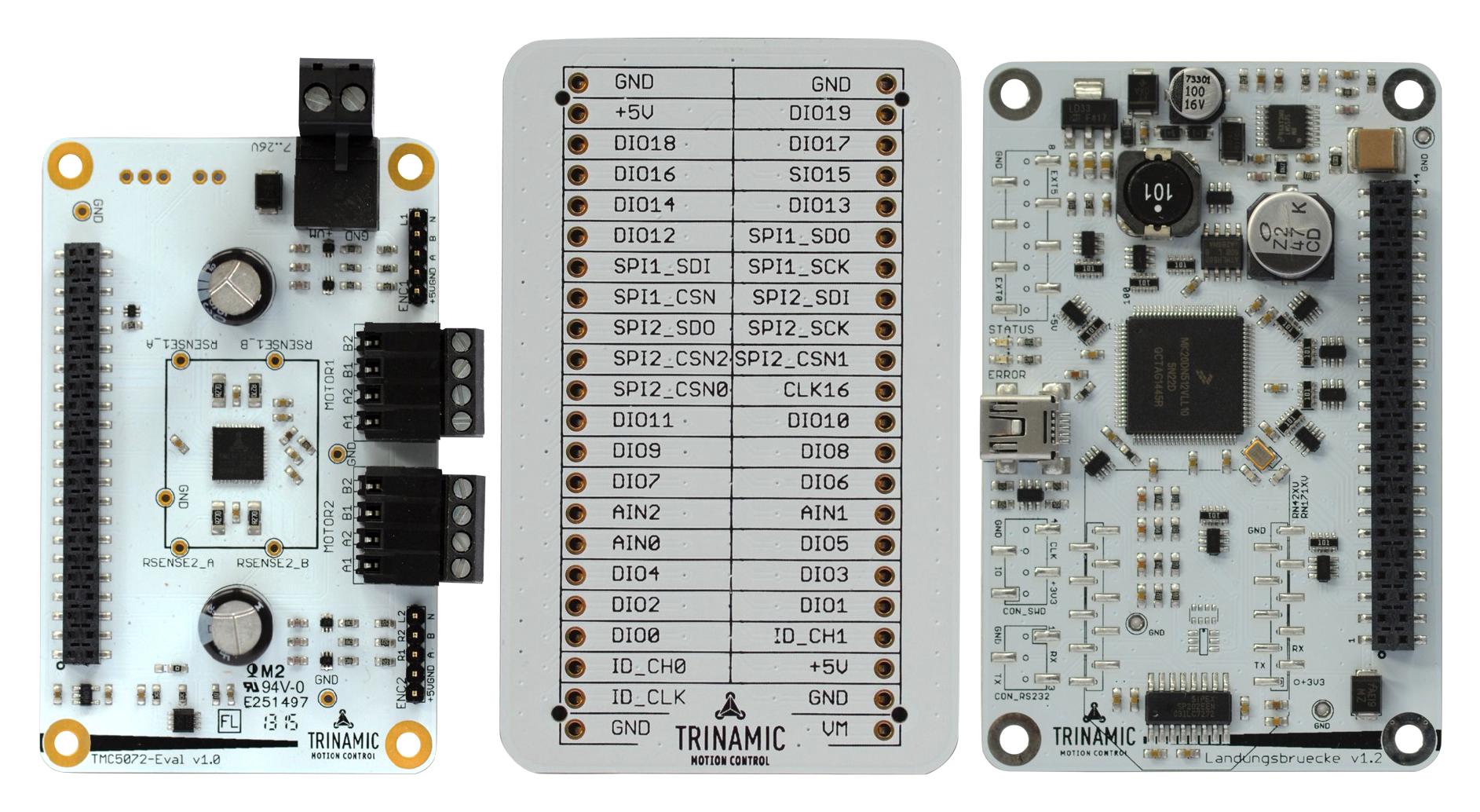 TMC5072-EVAL-KIT EVAL KIT, DUAL STEPPER MOTOR CTRL/DRIVER TRINAMIC / ANALOG DEVICES