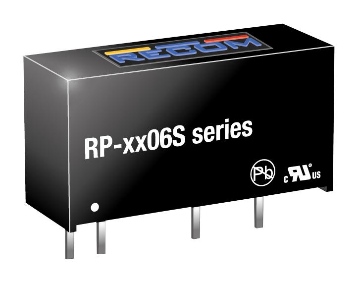 RP-2406S DC-DC CONVERTER, 24V, 0.167A RECOM POWER