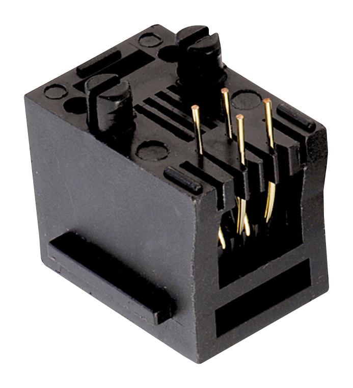 615004144021 MODULAR CONN, JACK, 4P4C, 1PORT, TH WURTH ELEKTRONIK