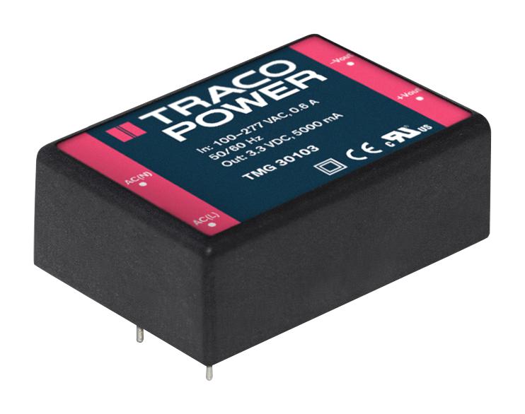 TMG 07105 POWER SUPPLY, AC-DC, 5V, 1.26A TRACO POWER