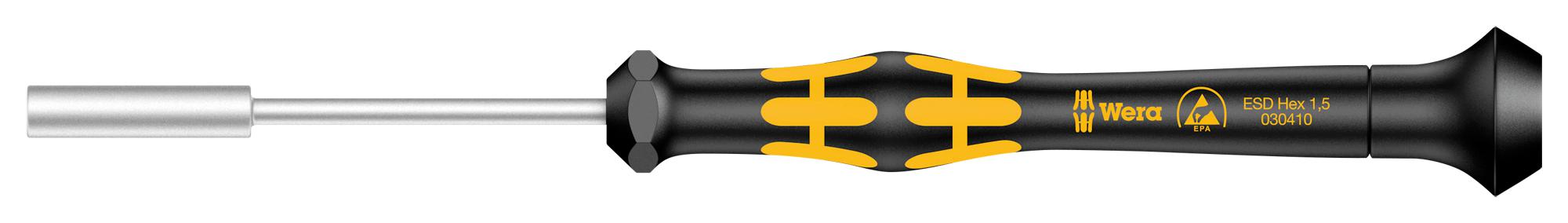 05030410001 MICRO NUTDRIVER, 1.5MM X 60MM WERA