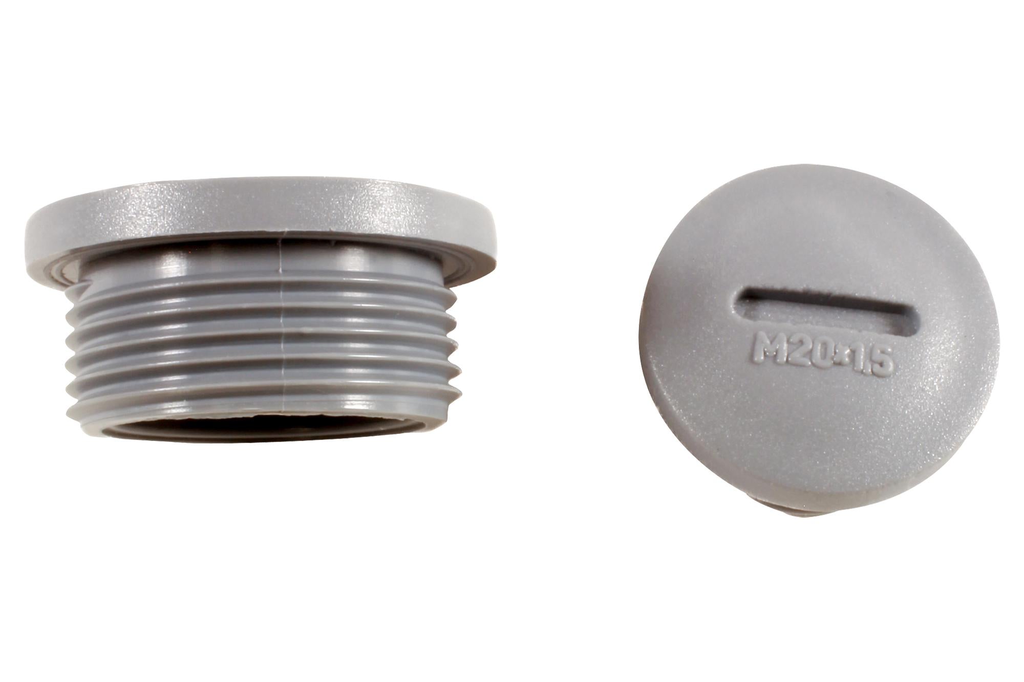 HPP13 SL080 HOLE PLUG, POLYAMIDE 6, PG 13, SLATE ALPHA WIRE