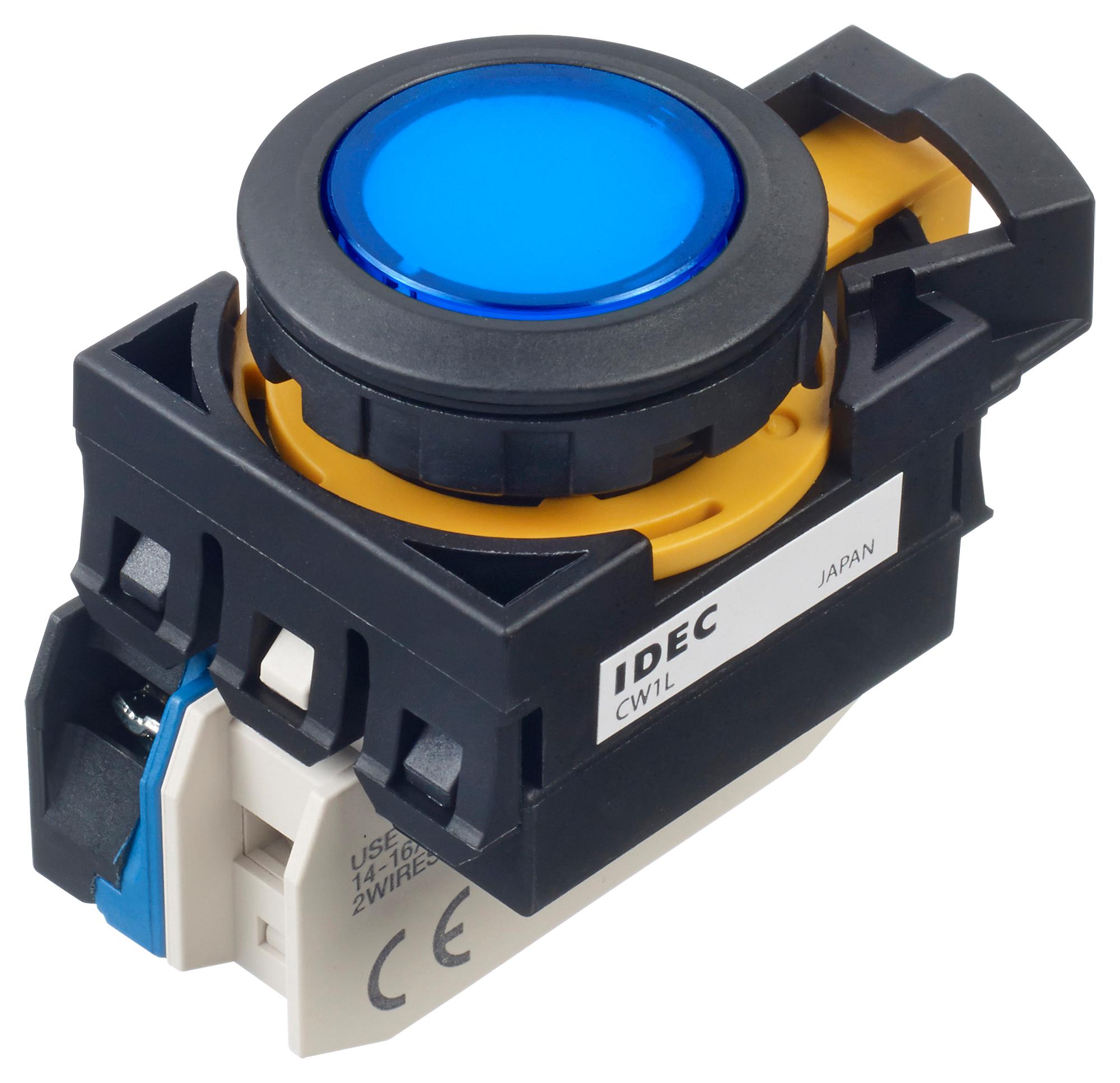 CW1L-M1E10Q4S PB SWITCH, SPST-NO, 10A, 120VAC, SCREW IDEC